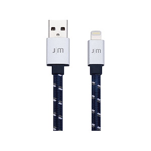 کابل جاست موبایل AluCable Flat Braided USB to Lightning طول 1.2 متر