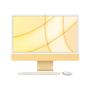 کامپیوتر اپل 24 اینچ مدل iMac 2021 M1 with Touch ID رم 8 گیگابایت ظرفیت 256 گیگابایت