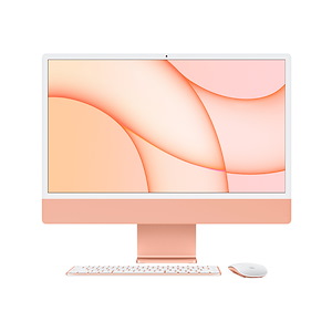 کامپیوتر اپل 24 اینچ مدل iMac 2021 M1 with Touch ID رم 8 گیگابایت ظرفیت 512 گیگابایت