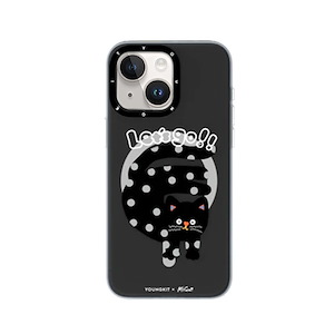 قاب یانگکیت مدل MiGu Polka Dot Cat مناسب برای موبایل iPhone 13/14/15
