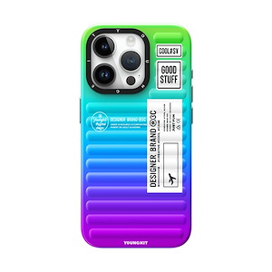 قاب یانگکیت مدل Mysterious Multicolor Gradient Luggage مناسب برای موبایل iPhone 14 Pro Max