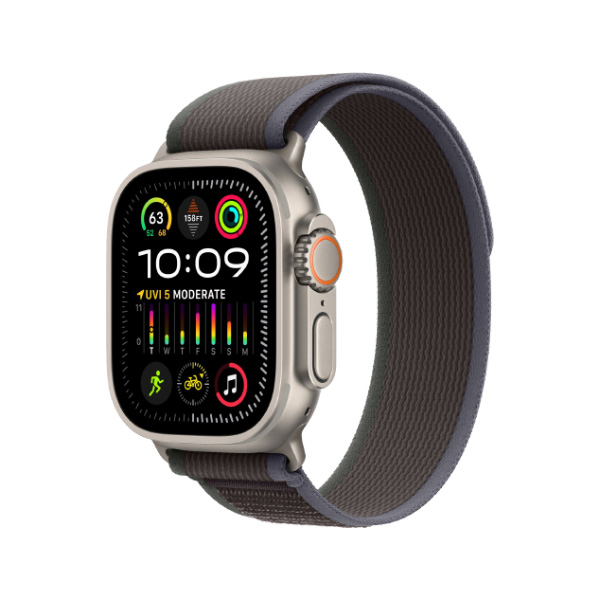 ساعت هوشمند اپل مدل Ultra 2 Trail Loop Band 49mm Apple Watch Ultra 2 Titanium Case 49mm Blue/Black Trail Loop Band