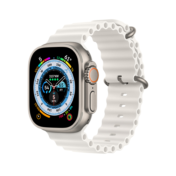 ساعت هوشمند اپل مدل Ultra Ocean 49mm Apple Watch Ultra Titanium 49mm White Ocean Band Smart Watch