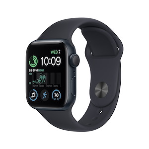 ساعت هوشمند اپل مدل SE 2023 Aluminum 40mm Apple Watch SE 2023 GPS Midnight Aluminum 40mm Midnight Sport Band Smart Watch