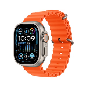 ساعت هوشمند اپل مدل Ultra 2 Ocean Band 49mm Apple Watch Ultra 2 Titanium Case Orange Ocean Band - 49mm