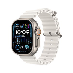 ساعت هوشمند اپل مدل Ultra 2 Ocean 49mm Apple Watch Ultra 2 Titanium 49mm White Ocean Band Smart Watch