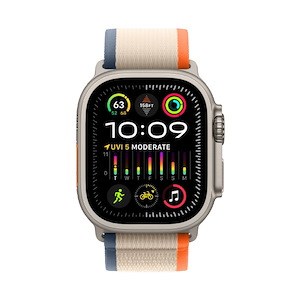 ساعت هوشمند اپل مدل Ultra 2 Trail Loop 49mm Apple Watch Ultra 2 Titanium 49mm Orange/Beige Trail Loop Band Smart Watch