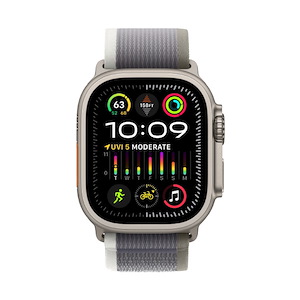 ساعت هوشمند اپل مدل Ultra 2 Trail Loop 49mm Apple Watch Ultra 2 Titanium 49mm Green/Gray Trail Loop Band Smart Watch