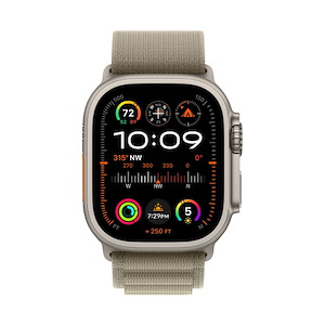 ساعت هوشمند اپل مدل Ultra 2 Alpine Loop 49mm Apple Watch Ultra 2 Titanium 49mm Olive Alpine Loop Band Smart Watch