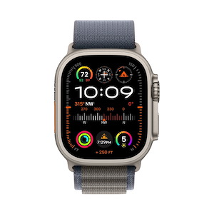 ساعت هوشمند اپل مدل Ultra 2 Alpine Loop 49mm Apple Watch Ultra 2 Titanium 49mm Blue Alpine Loop Band Smart Watch