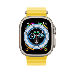 ساعت هوشمند اپل مدل Ultra Ocean 49mm Apple Watch Ultra Titanium 49mm Yellow Ocean Band Smart Watch