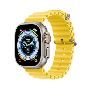 ساعت هوشمند اپل مدل Ultra Ocean 49mm Apple Watch Ultra Titanium 49mm Yellow Ocean Band Smart Watch