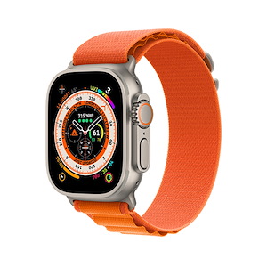 ساعت هوشمند اپل مدل Ultra Alpine Loop 49mm Apple Watch Ultra Titanium 49mm Orange Alpine Loop Band Smart Watch