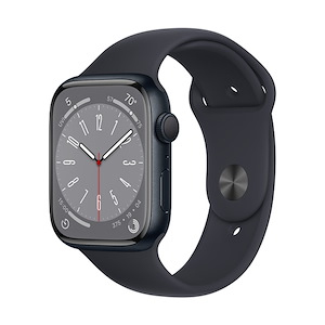 ساعت هوشمند اپل مدل Series 8 Aluminum 45mm Apple Watch Series 8 GPS Midnight Aluminum 45mm Midnight Sport Band Smart Watch