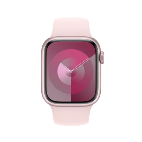 ساعت هوشمند اپل مدل Series 9 Aluminum 41mm Apple Watch Series 9 GPS Pink Aluminum Case 41mm Pink Sport Band