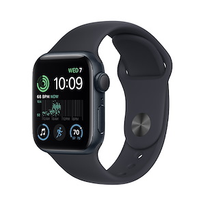 ساعت هوشمند اپل مدل SE 2022 Aluminum 44mm Apple Watch SE 2022 GPS Midnight Aluminum 44mm Midnight Sport Band Smart Watch