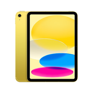 تبلت اپل مدل iPad 10 2022 5G ظرفیت 256 گیگابایت Apple iPad 10 2022 5G 4GB RAM 256GB Yellow Tablet