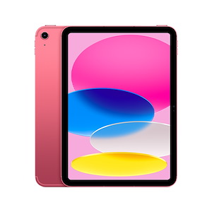 تبلت اپل مدل iPad 10 2022 5G ظرفیت 256 گیگابایت Apple iPad 10 2022 5G 4GB RAM 256GB Pink Tablet