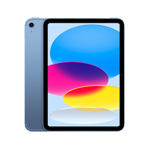 تبلت اپل مدل iPad 10 2022 5G ظرفیت 64 گیگابایت Apple iPad 10 2022 5G 4GB RAM 64GB Blue Tablet