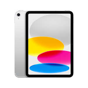 تبلت اپل مدل iPad 10 2022 5G ظرفیت 256 گیگابایت Apple iPad 10 2022 5G 4GB RAM 256GB Silver Tablet