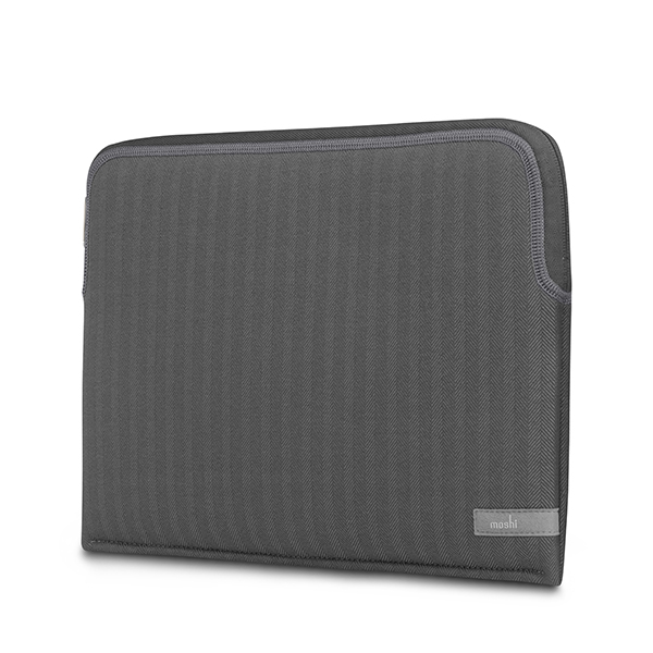 کیف لپ‌تاپ 13 اینچ موشی مدل Pluma Laptop Sleeve Moshi Pluma Laptop Sleeve Herringbone Gray 13-inch Bag