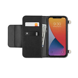 کیف پول موشی مدل SnapTo Crossbody Wallet Moshi SnapTo Crossbody Wallet Jet Black Bag