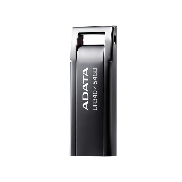 فلش مموری ای‌دیتا مدل Royal UR340 ظرفیت 64 گیگابایت Adata Royal UR340 64GB Black USB Flash Drive