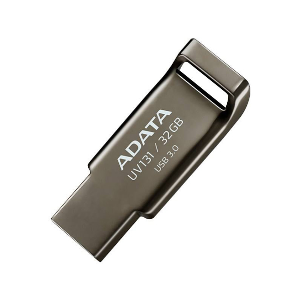 فلش مموری ای‌دیتا مدل UV131 ظرفیت 32 گیگابایت Adata UV131 USB Flash Drive Chromium Grey - 32GB