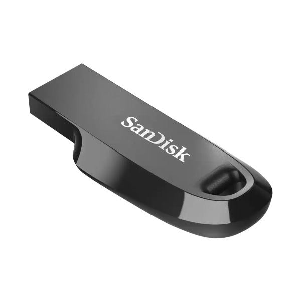 فلش مموری سندیسک مدل Ultra Curve ظرفیت 64 گیگابایت SanDisk Ultra Curve 64GB Black USB Flash Drive