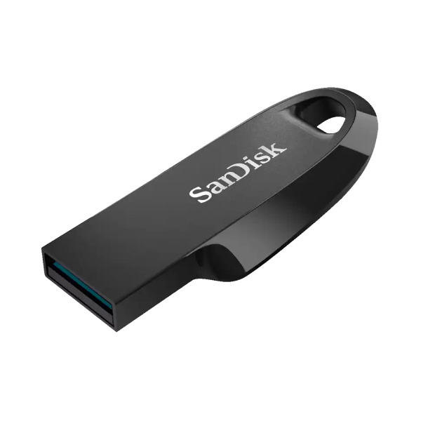 فلش مموری سندیسک مدل Ultra Curve ظرفیت 64 گیگابایت SanDisk Ultra Curve 64GB Black USB Flash Drive