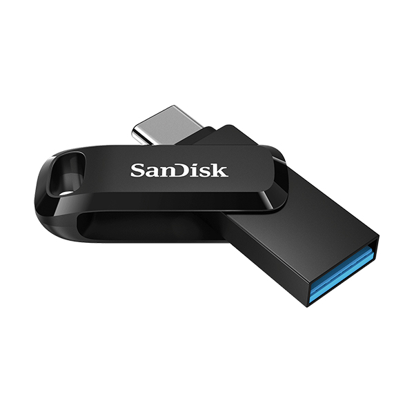 فلش مموری سندیسک مدل Ultra Dual Drive Go USB-C ظرفیت 64 گیگابایت SanDisk Ultra Dual Drive Go USB-C 64GB Black USB Flash Drive