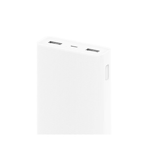 پاوربانک شیائومی مدل Mi ظرفیت 20000 میلی‌آمپر Xiaomi Mi 20000mAh White PowerBank