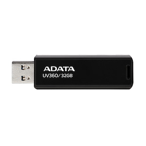 فلش مموری ای‌دیتا مدل UV360 ظرفیت 32 گیگابایت Adata UV360 32GB Black USB Flash Drive