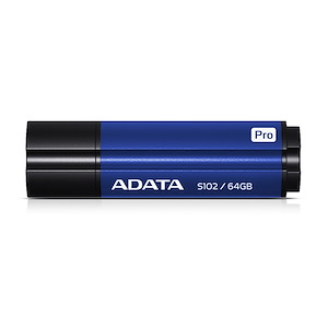 فلش مموری ای‌دیتا مدل S102 Pro ظرفیت 64 گیگابایت Adata S102 Pro 64GB Blue USB Flash Drive