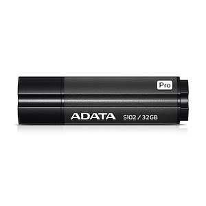 فلش مموری ای‌دیتا مدل S102 Pro ظرفیت 32 گیگابایت Adata S102 Pro 32GB Gray USB Flash Drive