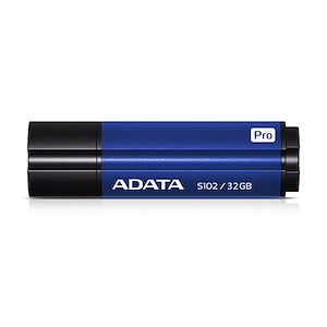 فلش مموری ای‌دیتا مدل S102 Pro ظرفیت 32 گیگابایت Adata S102 Pro 32GB Blue USB Flash Drive