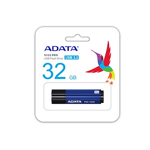 فلش مموری ای‌دیتا مدل S102 Pro ظرفیت 32 گیگابایت Adata S102 Pro 32GB Blue USB Flash Drive