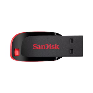 فلش مموری سندیسک مدل Cruzer Blade ظرفیت 16 گیگابایت SanDisk Cruzer Blade USB Flash Drive Black - 16GB