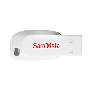 فلش مموری سندیسک مدل Cruzer Blade ظرفیت 16 گیگابایت SanDisk Cruzer Blade 16GB White USB Flash Drive