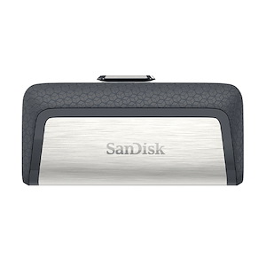 فلش مموری سندیسک مدل Ultra Dual Drive USB-C ظرفیت 32 گیگابایت SanDisk Ultra Dual Drive USB-C 32GB Grey USB Flash Drive