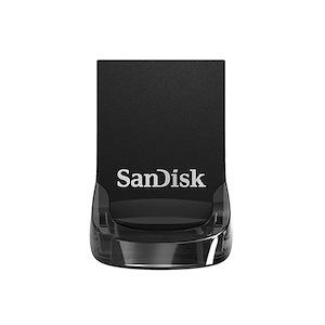 فلش مموری سندیسک مدل Ultra Fit ظرفیت 64 گیگابایت SanDisk Ultra Fit 64GB Black USB Flash Drive