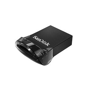 فلش مموری سندیسک مدل Ultra Fit ظرفیت 64 گیگابایت SanDisk Ultra Fit 64GB Black USB Flash Drive