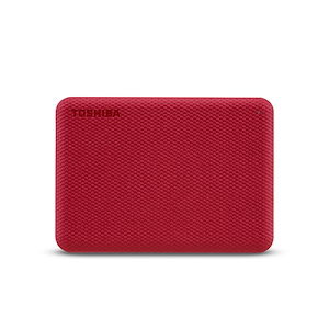 هارد اکسترنال توشیبا مدل Canvio Advance ظرفیت 2 ترابایت Toshiba Canvio Advance 2TB Red External Hard Drive