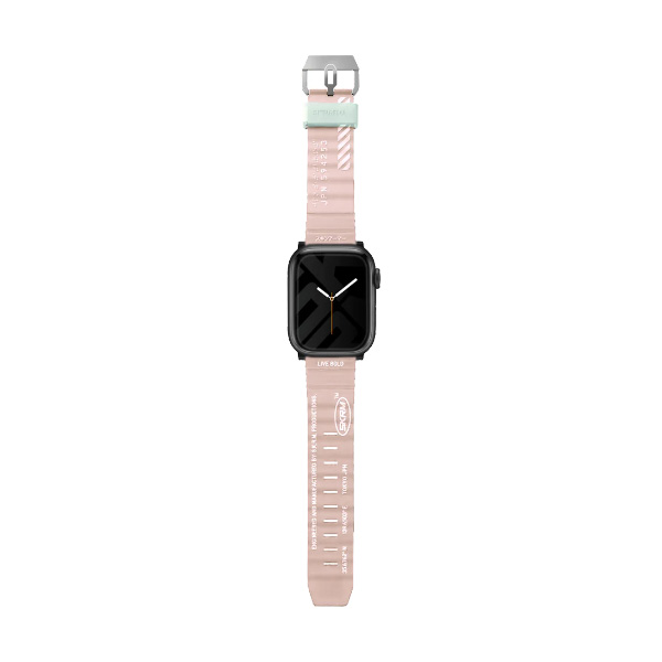 بند اسکین‌آرما مدل Shokku مناسب برای اپل واچ 42/44/45/49 میلی‌متری SKINARMA Shokku Band Light Pink - Apple Watch 45mm