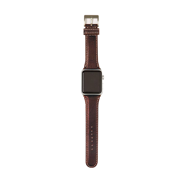 بند اس‌ال‌جی مدل D6 مناسب برای اپل واچ 38/40/41 میلی‌متری SLG D6 Italian Minerva Box Leather Strap Brown - Apple Watch 41mm