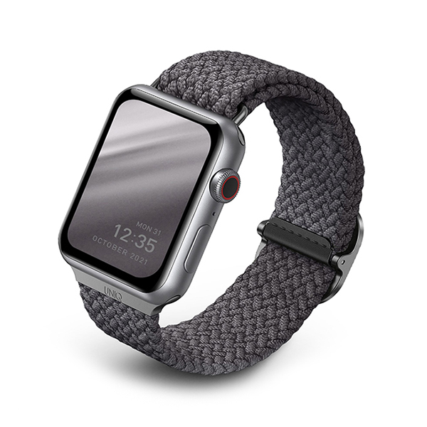 بند یونیک مدل Aspen مناسب برای اپل واچ 42/44/45/49 میلی‌متری Uniq Aspen Strap Gray - Apple Watch 45mm