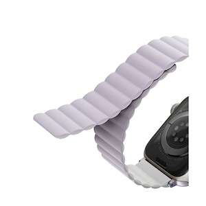 بند یونیک مدل Revix مناسب برای اپل واچ 42/44/45/49 میلی‌متری Uniq Revix Reversible Band Lilac/White - Apple Watch 45mm