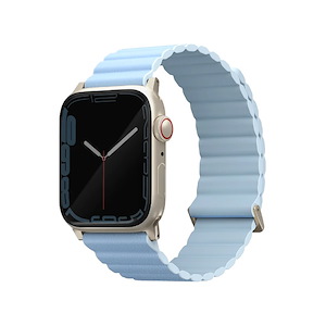 بند اپل‌واچ یونیک مدل Revix Permium Edition سایز 38/40/41 میلی‌متری Uniq Revix Premium Edition Arctic/Soft Blue Apple Watch 41mm Band