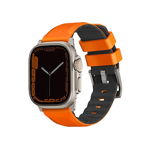 بند اپل‌واچ یونیک مدل Linus سایز 42/44/45/49 میلی‌متری Uniq Linus Volt Orange Apple Watch 49mm Band