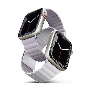 بند اپل‌واچ یونیک مدل Revix سایز 38/40/41 میلی‌متری Uniq Revix Lilac/White Apple Watch 41mm Band